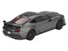 2024 Ford Mustang Dark Horse Carbonized Gray Metallic Limited Edition 1/64 Diecast Model Car Mini GT MGT00957
