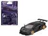 Lamborghini Aventador LB Works Matt Black with Carbon Hood Limited Edition 1/64 Diecast Model Car Mini GT MGT01087