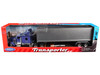 Kenworth W900 Truck Blue with Gray Container 1/32 Diecast Model Welly 32663W-BL
