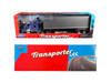 Kenworth W900 Truck Blue with Gray Container 1/32 Diecast Model Welly 32663W-BL