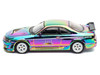 Nissan Skyline GT-R (R33) Nismo 400R RHD Right Hand Drive Chameleon Tokyo Auto Salon Kuala Lumpur First Edition 1/64 Diecast Model Car Inno Models IN64-400R-TASKL01