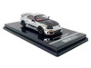 Toyota Supra A80 Top Secret GT300 RHD Right Hand Drive Chrome with Carbon Hood and Red Interior Tokyo Auto Salon 2026 Event Exclusive 1/64 Diecast Model Car Inno Models IN64-A80TS-TAS26