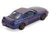 Nissan Skyline GT-R R32 RHD Right Hand Drive Midnight Purple Metallic Australian Special Edition 1/64 Diecast Model Car Inno Models IN64-R32-MP-AS