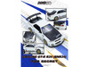 Nissan Skyline GT-R R34 Top Secret RHD Right Hand Drive White with Carbon Hood 1/64 Diecast Model Car Inno Models IN64-R34TS-WHI