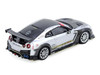 Nissan GT-R R35 Top Secret RHD Right Hand Drive Silver Metallic with Carbon Hood and Top Tokyo Auto Salon Hong Kong 2025 Event Edition 1/64 Diecast Model Car Inno Models IN64-R35TS-TASHK25