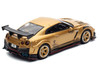 Nissan GT-R R35 Top Secret Thailand RHD Right Hand Drive Gold Metallic Thailand Diecast Expo 2025 Event Edition 1/64 Diecast Model Car Inno Models IN64-R35TSTH-TDE25