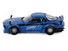 Mazda RX-7 FD3S RHD Right Hand Drive Pandem Rocket Bunny Blue Chrome Tokyo Auto Salon 2026 Event Edition 1/64 Diecast Model Car Inno Models IN64-RX7FDP-TAS26