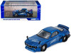 Mazda RX-7 FD3S RHD Right Hand Drive Pandem Rocket Bunny Blue Chrome Tokyo Auto Salon 2026 Event Edition 1/64 Diecast Model Car Inno Models IN64-RX7FDP-TAS26