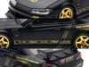 Nissan Top Secret Silvia S15 RHD Right Hand Drive Matt Black with Carbon Hood APA XPO 2025 Event Edition VIP Ticket Bundle 1/64 Diecast Model Car Inno Models IN64-S15TS-APA25VIP