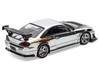 Nissan Top Secret Silvia S15 RHD Right Hand Drive Chrome with Carbon Hood Tokyo Auto Salon Kuala Lumpur 2025 Event Edition 1/64 Diecast Model Car Inno Models IN64-S15TS-TASKL25