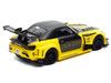 Honda S2000 RHD Right Hand Drive J's Racing Yellow with Carbon Hood and Top with Graphics Tokyo Auto Salon Kuala Lumpur 2025 Event Edition 1/64 Diecast Model Car Inno Models IN64-S2000JS-TASKL25