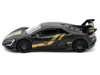 Yangwang U9 #01 Carbon Fiber with Gold Stripes APA XPO 2025 Event Edition 1/64 Diecast Model Car Inno Models IN64-YW-APA25