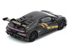 Yangwang U9 #01 Carbon Fiber with Gold Stripes APA XPO 2025 Event Edition 1/64 Diecast Model Car Inno Models IN64-YW-APA25