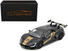 Yangwang U9 #01 Carbon Fiber with Gold Stripes APA XPO 2025 Event Edition 1/64 Diecast Model Car Inno Models IN64-YW-APA25