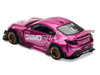 Toyota GR86 Pandem Rocket Bunny RHD Right Hand Drive Pink Metallic with Graphics APA XPO 2025 Event Exclusive 1/64 Diecast Model Car Inno Models IN64-GR86P-APA25