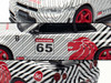 Nissan Skyline GT R R34 RHD Right Hand Drive #65 Black Crow White with Black Pinstripes Singapore Diecast Expo 2025 Event Edition 1/64 Diecast Model Car Inno Models IN64-R34-BC-SGDE25