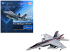 Boeing F/A-18E Super Hornet Fighter Aircraft 166817 VFA-136 Knighthawks USS Trumman 2024 United States Navy Air Power Series 1/72 Diecast Model Hobby Master HA5143