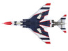 McDonnell Douglas F-4E Phantom II Fighter-Bomber Aircraft Thunderbirds with Decals for No.1 to 7 planes 1973/74 Season United States Air Force Air Power Series 1/72 Diecast Model Hobby Master HA19084