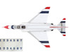 McDonnell Douglas F-4E Phantom II Fighter-Bomber Aircraft Thunderbirds with Decals for No.1 to 7 planes 1973/74 Season United States Air Force Air Power Series 1/72 Diecast Model Hobby Master HA19084