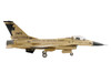 Lockheed F-16A Fighting Falcon Fighter Aircraft 85-1565 Golden Bat Viper 185 ARW Iowa ANG Squadron 50th Anniversary 2022 United States Air Force Air Power Series 1/72 Diecast Model Hobby Master HA38069