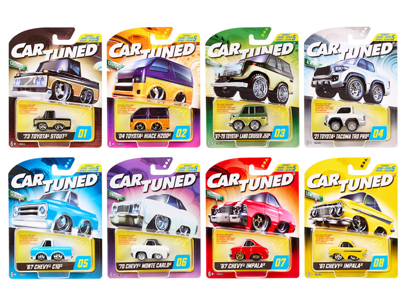 Hobby/Alt 2025 Series 5 Set of 8 Pieces Diecast Model Cars CarTuned 592648-XX4