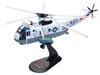 Sikorsky SH-3G Sea King Helicopter 149718-NF 0037 Helicopter Combat Support Squadron 1 (HC-1) Fleet Angels USS Hancock CVA-19 1970s United States Navy 1/72 Diecast Model Legion LEG-14055LB