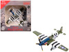 North American P-51B Mustang Aircraft John Bennett 487th Fighter Squadron 352nd Fighter Group Blue-Nosed Bastards of Bodney RAF Bodney 1944 United States Army Air Forces 1/72 Diecast Model Legion LEG-14606LF