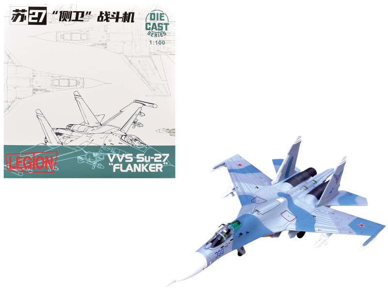 Sukhoi Su-27 Flanker-B Aircraft Blue 388 Paris Air Show 1989