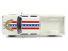 1976 Chevrolet Custom Deluxe K30 Fleetwood Pickup Truck July 4th Exclusive White with Graphics 1/64 Diecast Model Car IXO Models IA64032