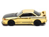 Nissan Skyline GT-R R32 Top Secret RHD Right Hand Drive Chrome Gold with Carbon Hood The Model Car Show Malaysia 2025 Event Edition 1/64 Diecast Model Car Inno Models IN64-R32TS-TMCS25