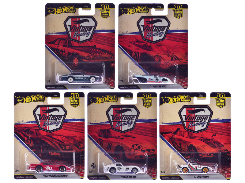 Vintage Racing 5 piece Set Car Culture 2026 Series T Diecast Model Cars Hot Wheels FPY86-961T