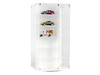 Acrylitower Showcase 24 Car Display Desktop Spinner with Cover White Mijo Exclusives for 1/64 Scale Models MJ17032W