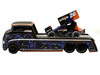 World Of Outlaws 2026 Winged Sprint Car #26 Black with Stripes and Custom Hauler Black with Graphics 1/64 Diecast Model Cars ACME SC64009