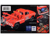 Skill 3 Model Kit 1972 Ford F 350 4x4 Tow Truck High Side Version 1/25 Scale Model Moebius MOE-2598