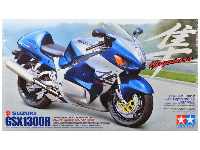 Model Kit Suzuki GSX1300R Hayabusa Motorcycle 1/12 Scale Model Tamiya TAM-14090