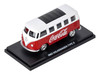 1963 Volkswagen Type 2 Van Coca-Cola Red and White 1/50 Diecast Model Motorcity Classics 450026
