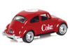 1967 Volkswagen Beetle Coca-Cola Red 1/50 Diecast Model Motorcity Classics 450027