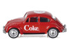 1967 Volkswagen Beetle Coca-Cola Red 1/50 Diecast Model Motorcity Classics 450027