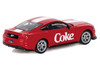 2018 Ford Mustang GT Coca-Cola Red with White Stripes 1/64 Diecast Model Motorcity Classics 450030