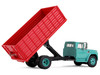 GMC 4000 Grain Truck Turquoise with Red Container 1/64 Diecast Model DCP/First Gear 60-2260