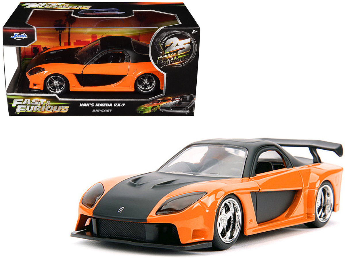 Han's Mazda RX-7 RHD Right Hand Drive Orange Metallic and Black 25