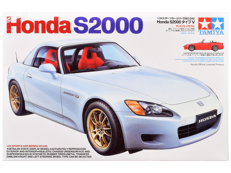 Model Kit Honda S2000 1/24 Scale Model Tamiya TAM-24245