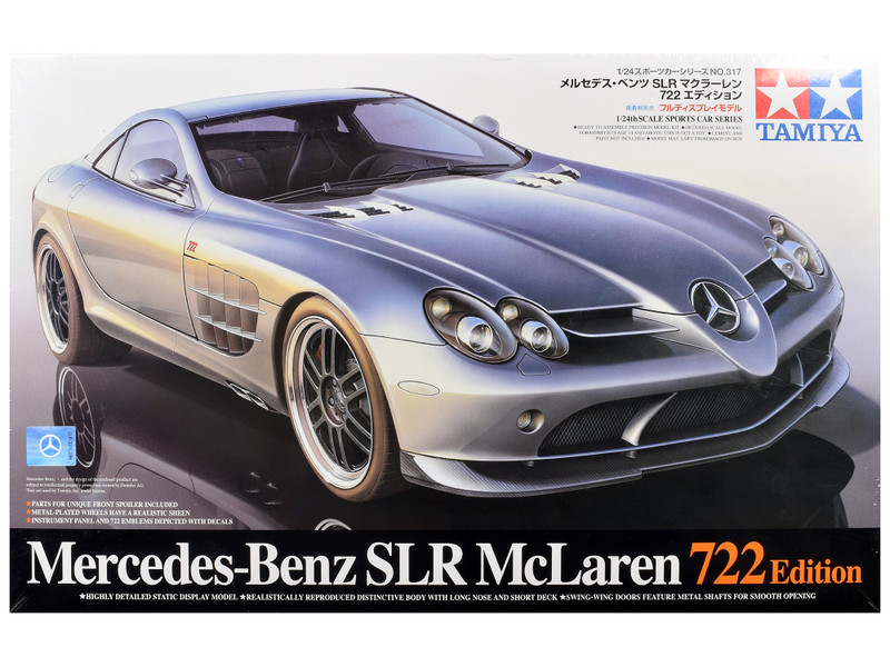 Model Kit Mercedes Benz SLR McLaren 722 Edition 1/24 Scale Model Tamiya TAM-24317