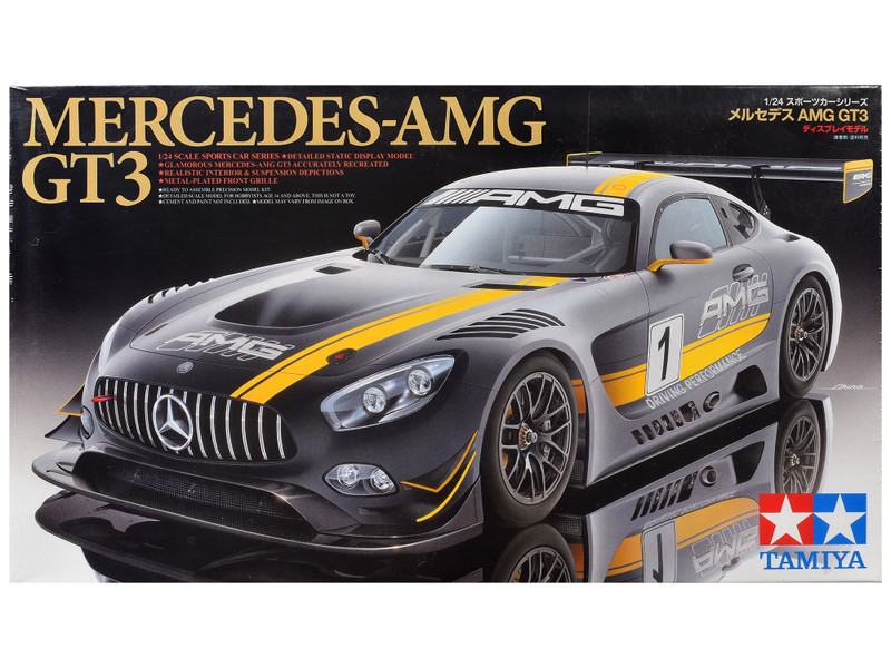 Model Kit Mercedes AMG GT3 1/24 Scale Model Tamiya TAM-24345