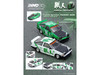 Toyota Sprinter Trueno AE86 RHD Right Hand Drive #15 Keiichi Tsuchiya White with Green Graphics 1/64 Diecast Model Car Inno Models IN64-AE86-KT