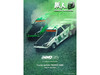 Toyota Sprinter Trueno AE86 RHD Right Hand Drive #15 Keiichi Tsuchiya White with Green Graphics 1/64 Diecast Model Car Inno Models IN64-AE86-KT