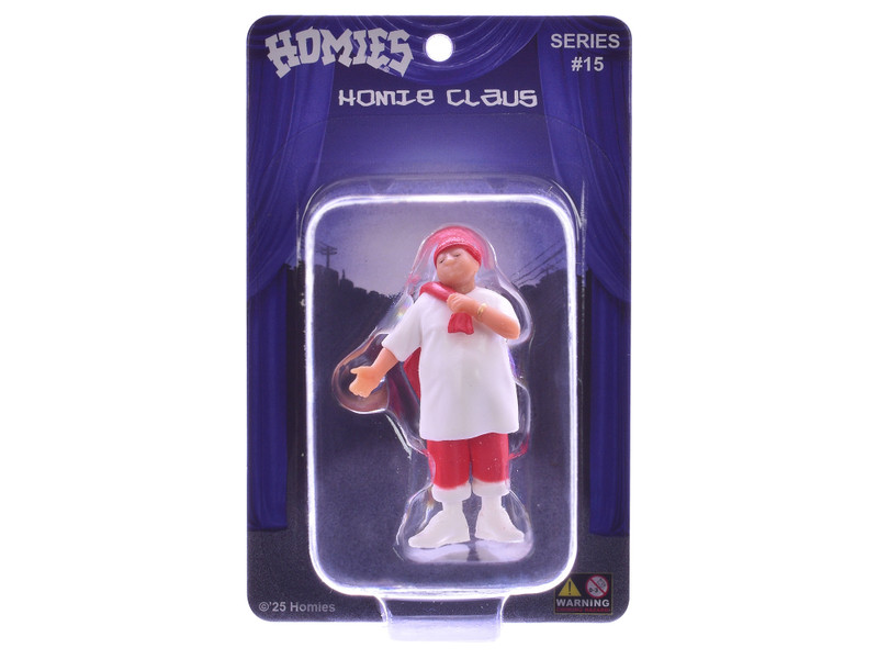 Homie Claus 1.75" Figure Special Release #10 Series 15 Model Homies HOM15-10CLAUS