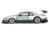 Nissan Silvia S13-R Kaido Works V1 RHD Designed by Jun Imai Light Green Metallic Kaido House Special 1/64 Diecast Model Car Mini GT KHMG232
