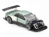 Nissan Silvia S13-R Kaido Works V1 RHD Designed by Jun Imai Light Green Metallic Kaido House Special 1/64 Diecast Model Car Mini GT KHMG232