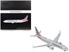 Boeing 737 MAX 8 Commercial Aircraft  American Airlines N326RP Gray with Striped Tail Gemini 200 Series 1/200 Diecast Model GeminiJets G2AAL1413